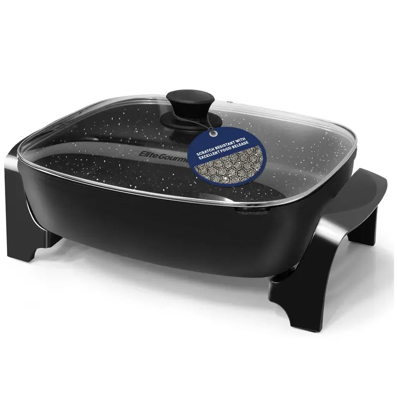 (10.5-Qt) Scratch-Resistant, Durable Non-Stick Electric Skillet