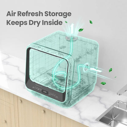 Portable Dishwasher Countertop with 5L Built-in Water Tank