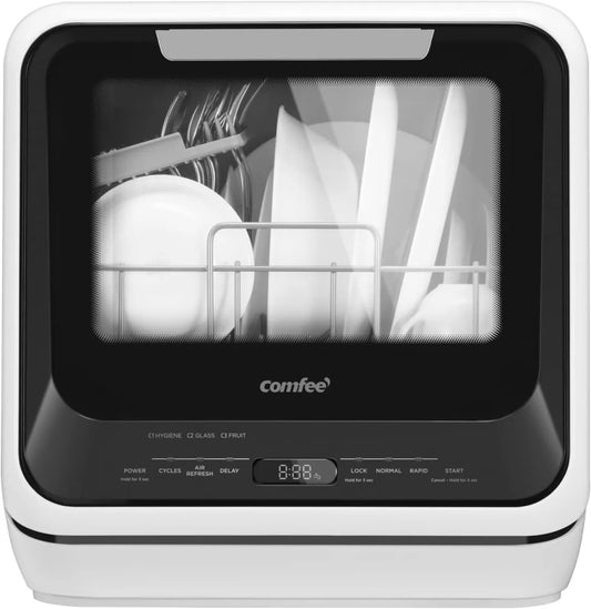 Portable Dishwasher Countertop with 5L Built-in Water Tank