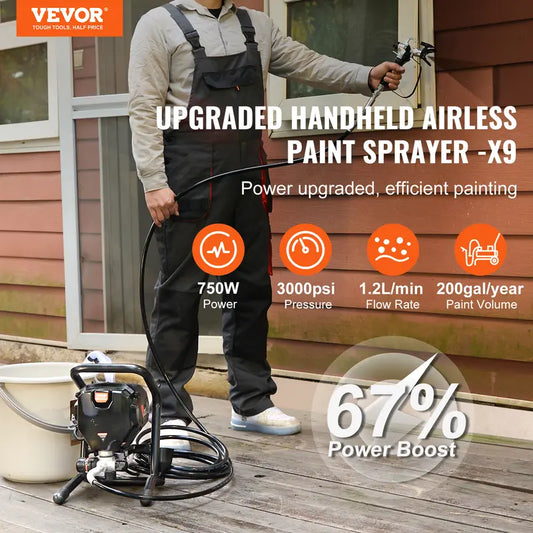 ✨Last-day promotion only $39.99-Stand Airless Paint Sprayer