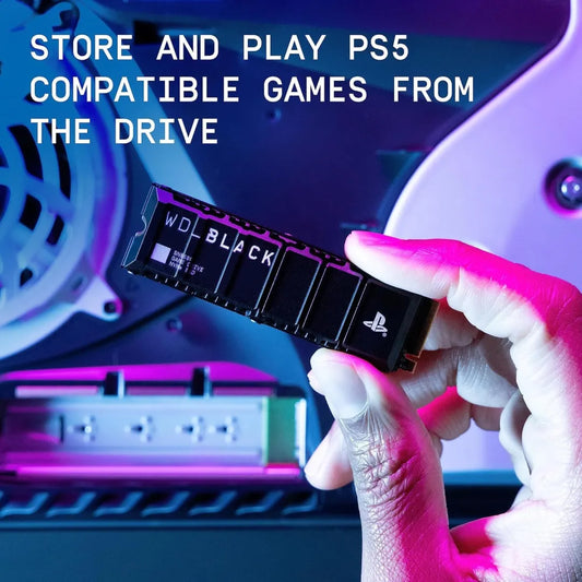 🏆Flash Sale⚡🎮WD_BLACK 2TB SN850P NVMe M.2 SSD Officially Licensed Storage Expansion for PS5 Consoles