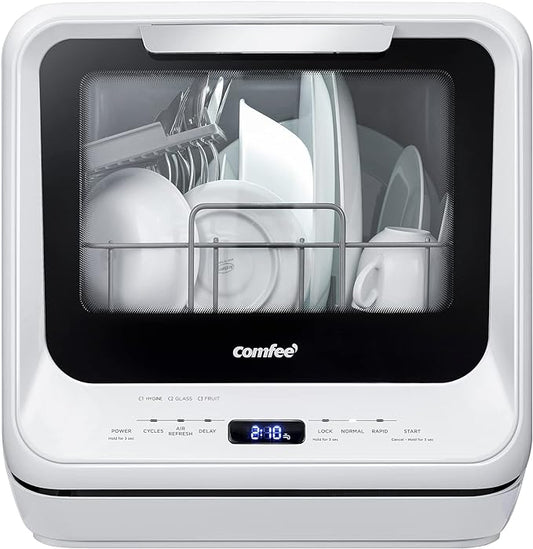 Portable Dishwasher Countertop with 5L Built-in Water Tank