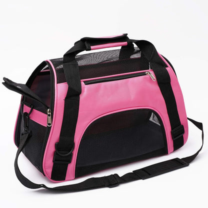 Cat Carrier for Small Cats Soft-Sided Pet Carrier for Cats Puppies Small Pets Airline Approved Lightweight Comfortable Travel Cat Carrier