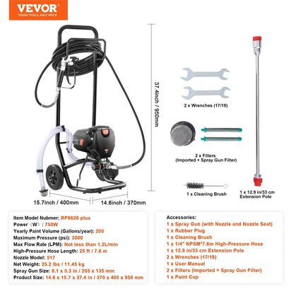✨Last-day promotion only $39.99-Stand Airless Paint Sprayer